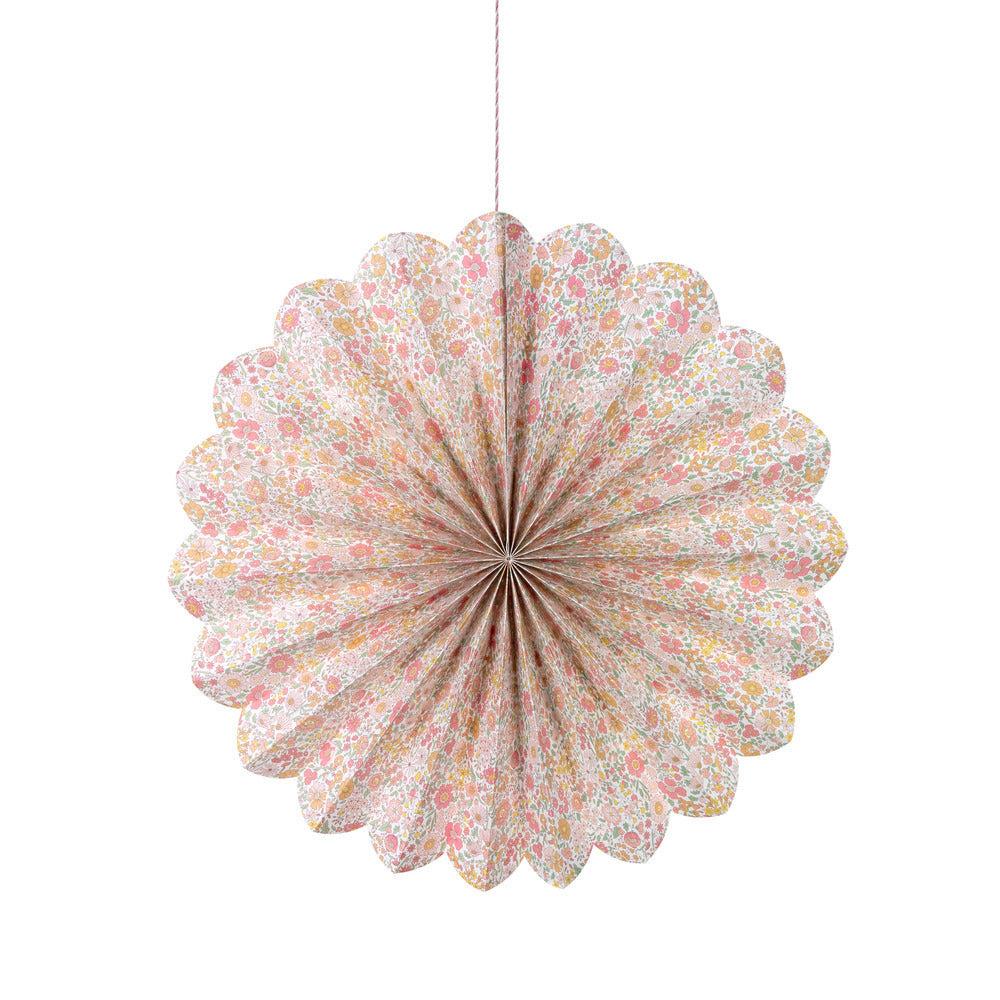 Meri Meri x Liberty Paper Fans, 3 pcs