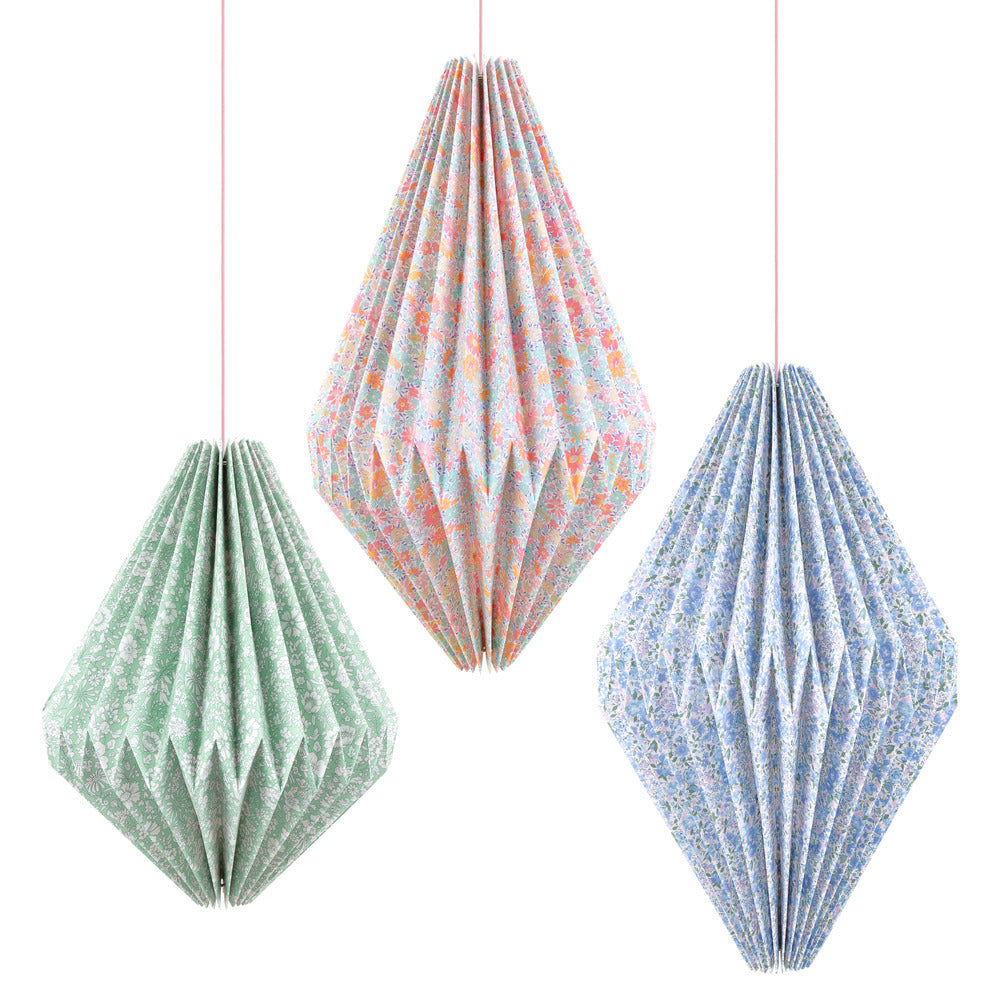 Meri Meri x Liberty Lanterns, Origami - Set of 3
