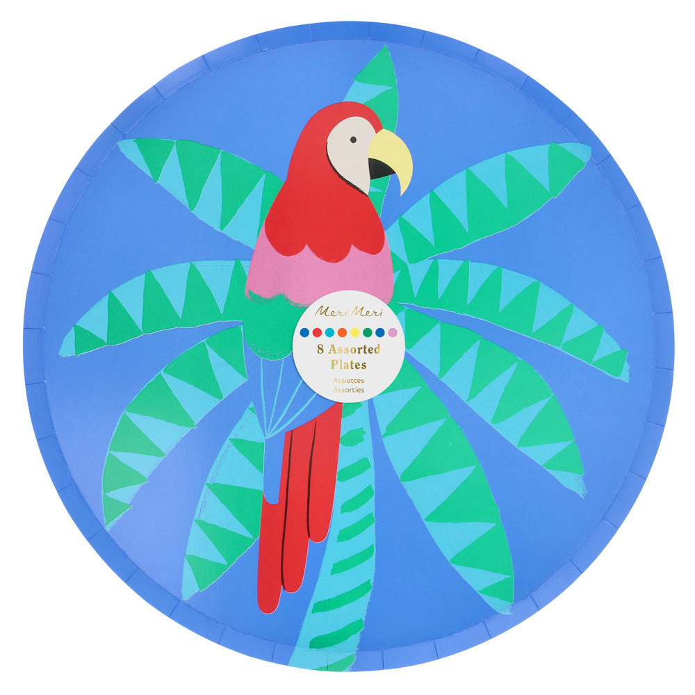 Meri Meri Paper Plates Jungle 8 pcs.
