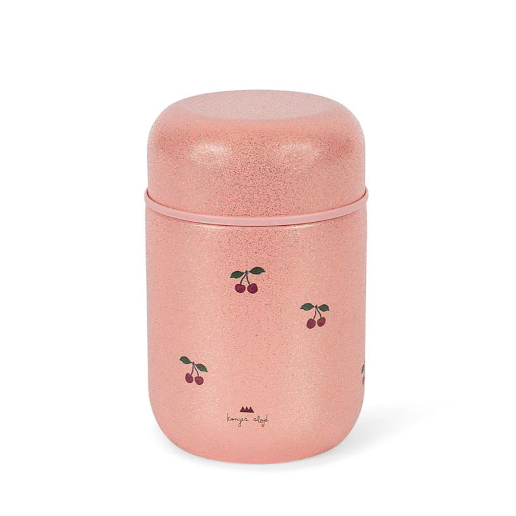 Konges Sløjd Glitter Thermal Lunchbox, Cherry Glitter