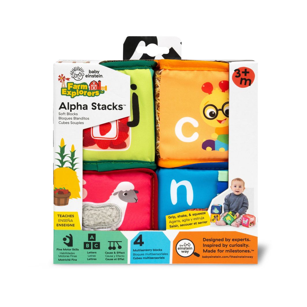 BABY Einstein Alpha Stacks™ Soft Activity Blocks