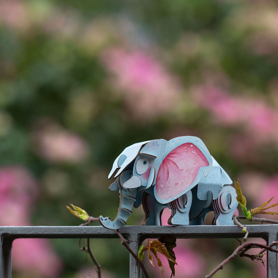 mierEdu 3D Puzzle with Sound, Elephant