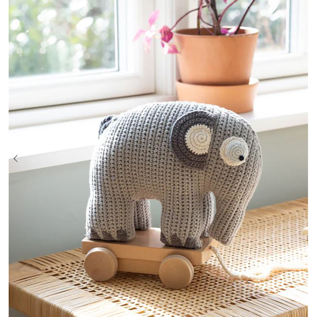 Sebra Pull-Along Toy, Fanto - Classic Grey