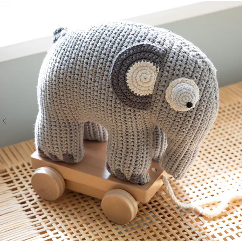 Sebra Pull-Along Toy, Fanto - Classic Grey