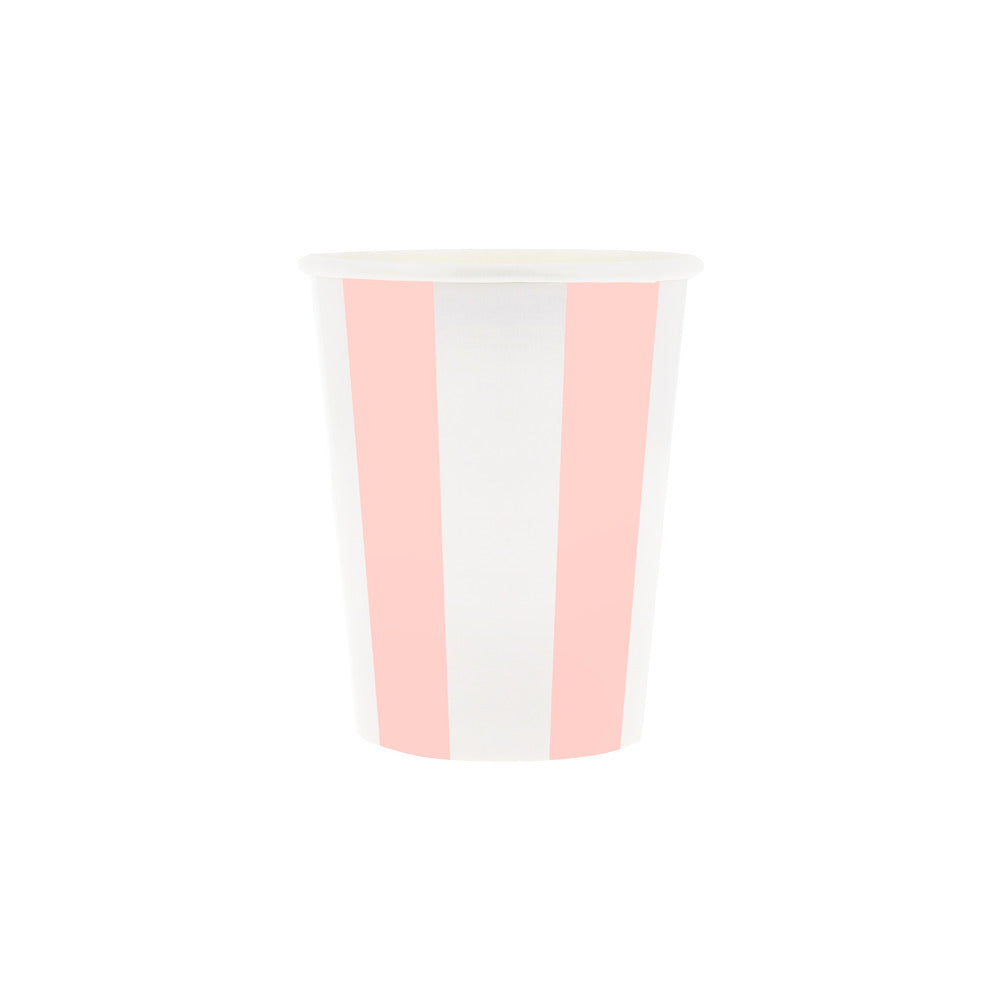 Meri Meri Paper Cups, Beach Striped - Set of 8