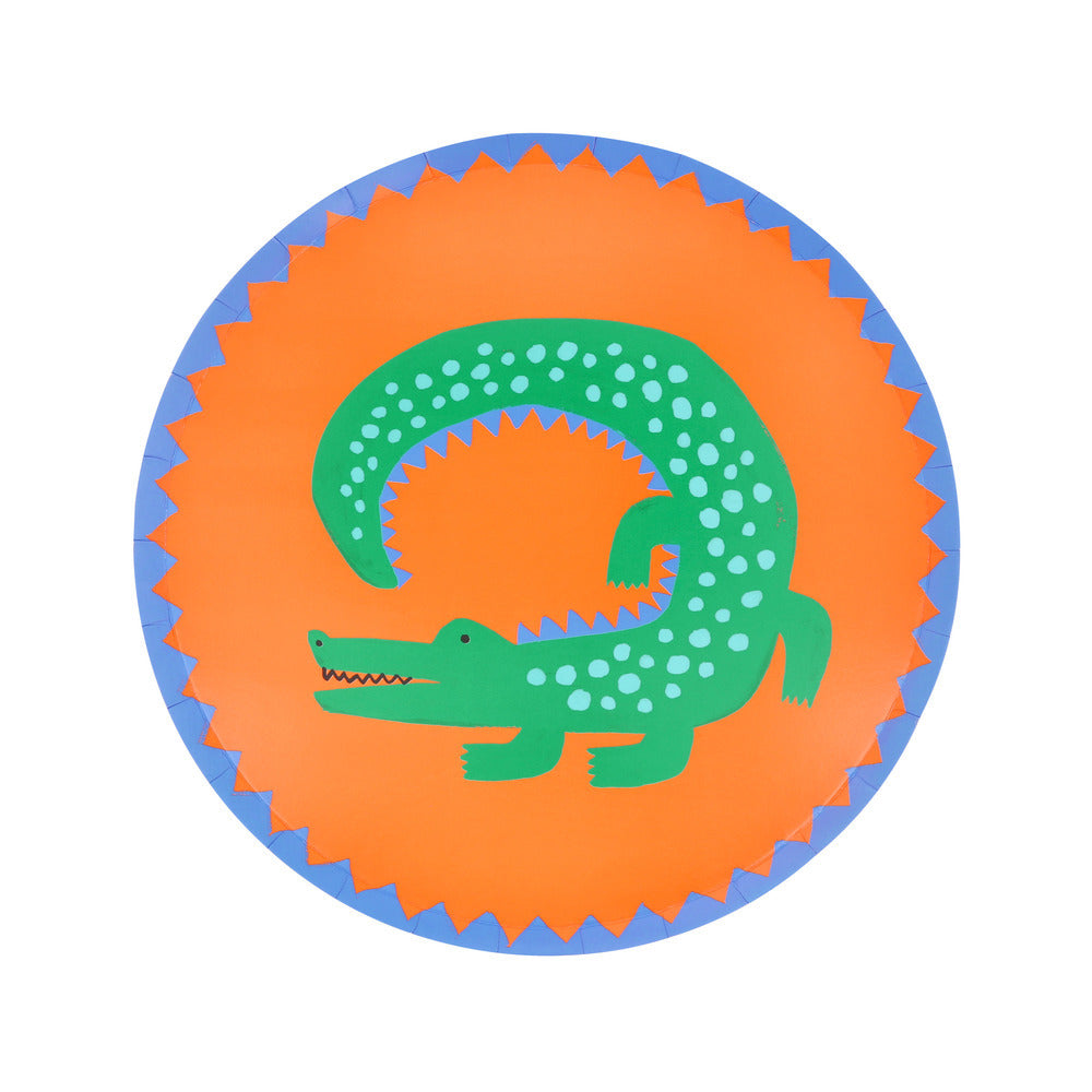 Meri Meri Paper Plates Size S, Jungle - 8 pcs.