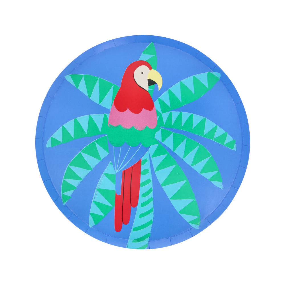 Meri Meri Paper Plates Size S, Jungle - 8 pcs.