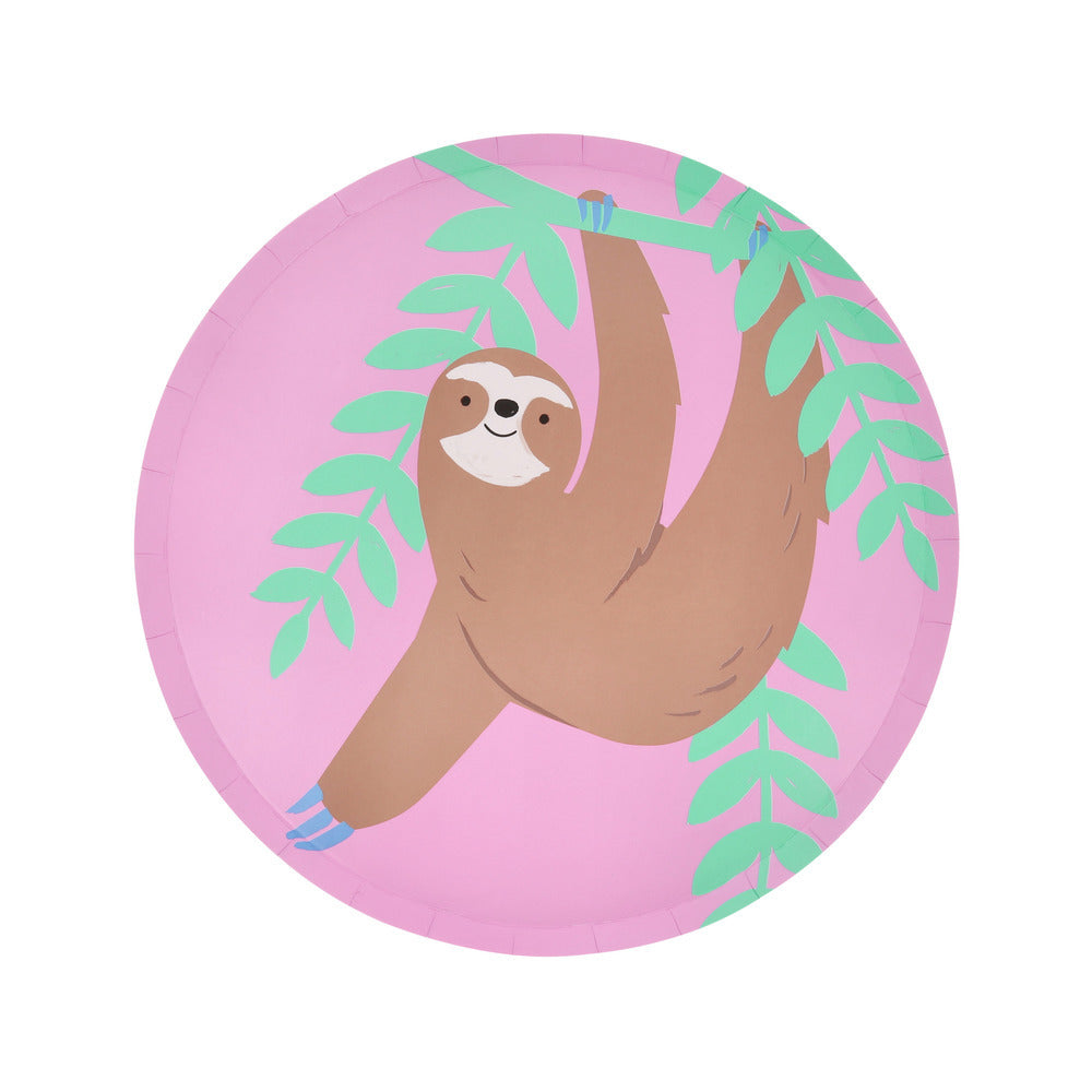 Meri Meri Paper Plates Size S, Jungle - 8 pcs.