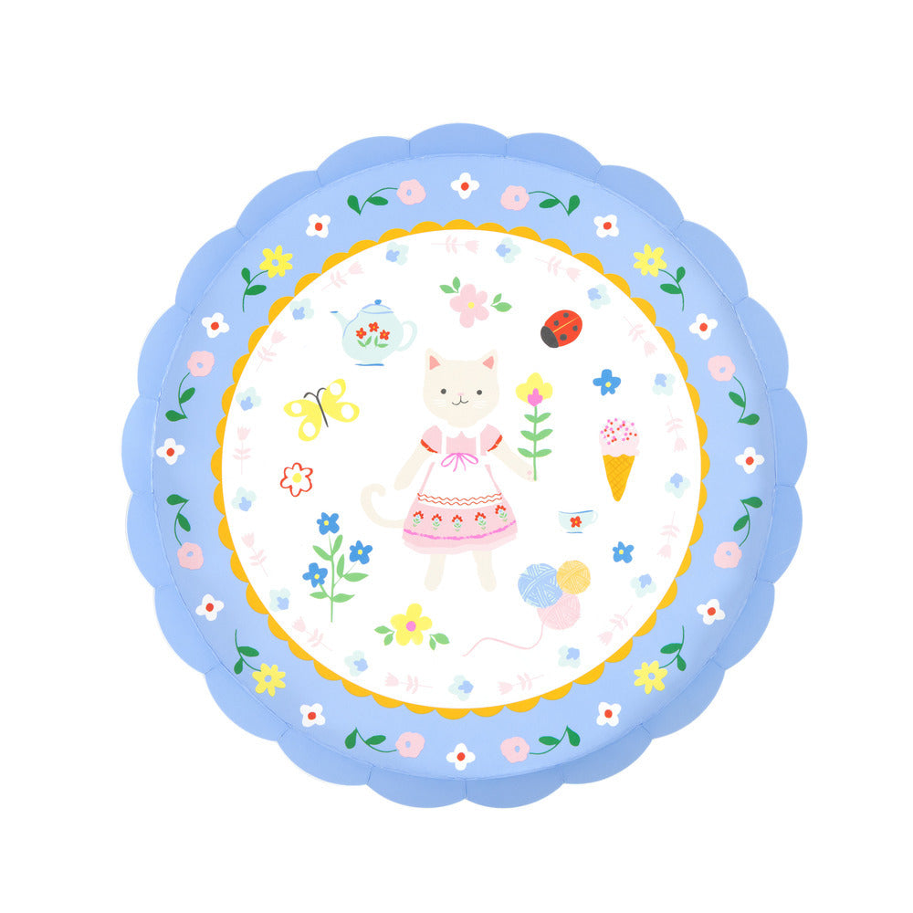 Meri Meri Paper Plates, Kitten Club