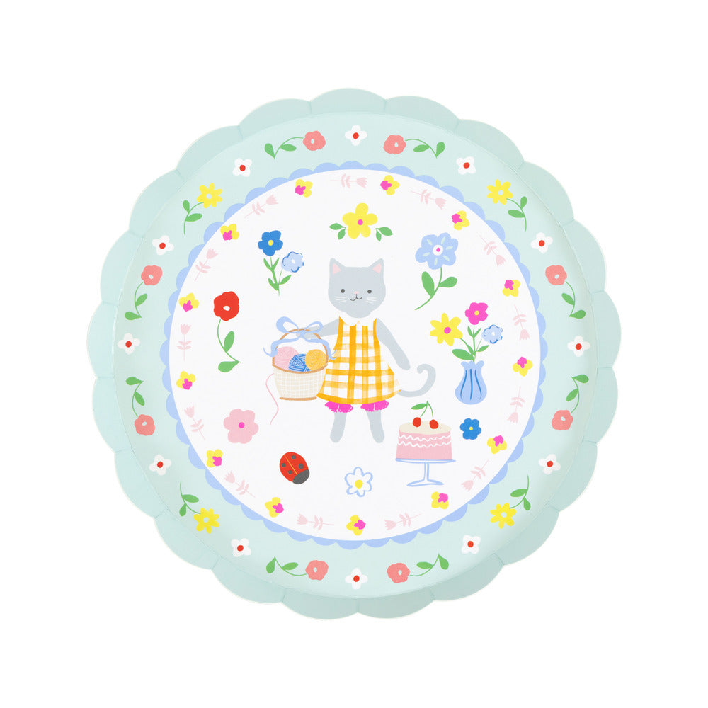 Meri Meri Paper Plates, Kitten Club