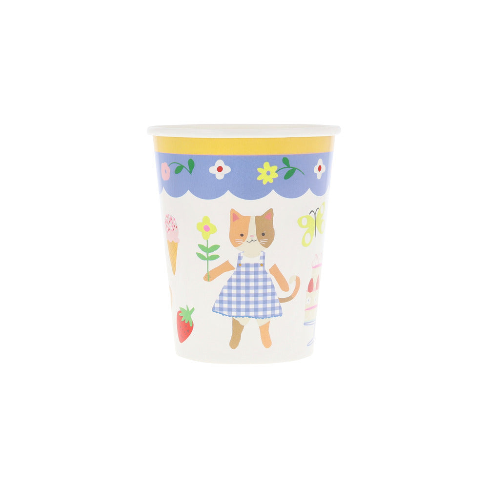 Meri Meri Paper Cups, Kitten Club - Set of 8