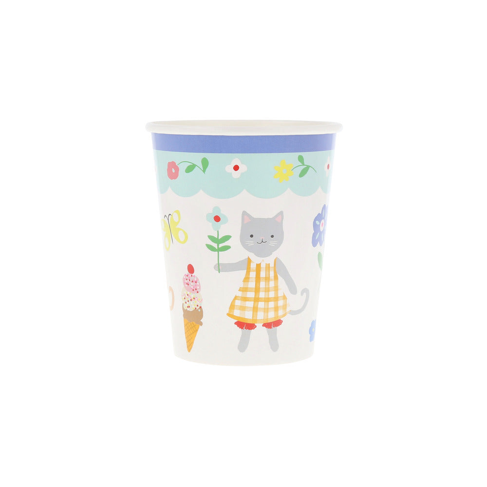 Meri Meri Paper Cups, Kitten Club - Set of 8