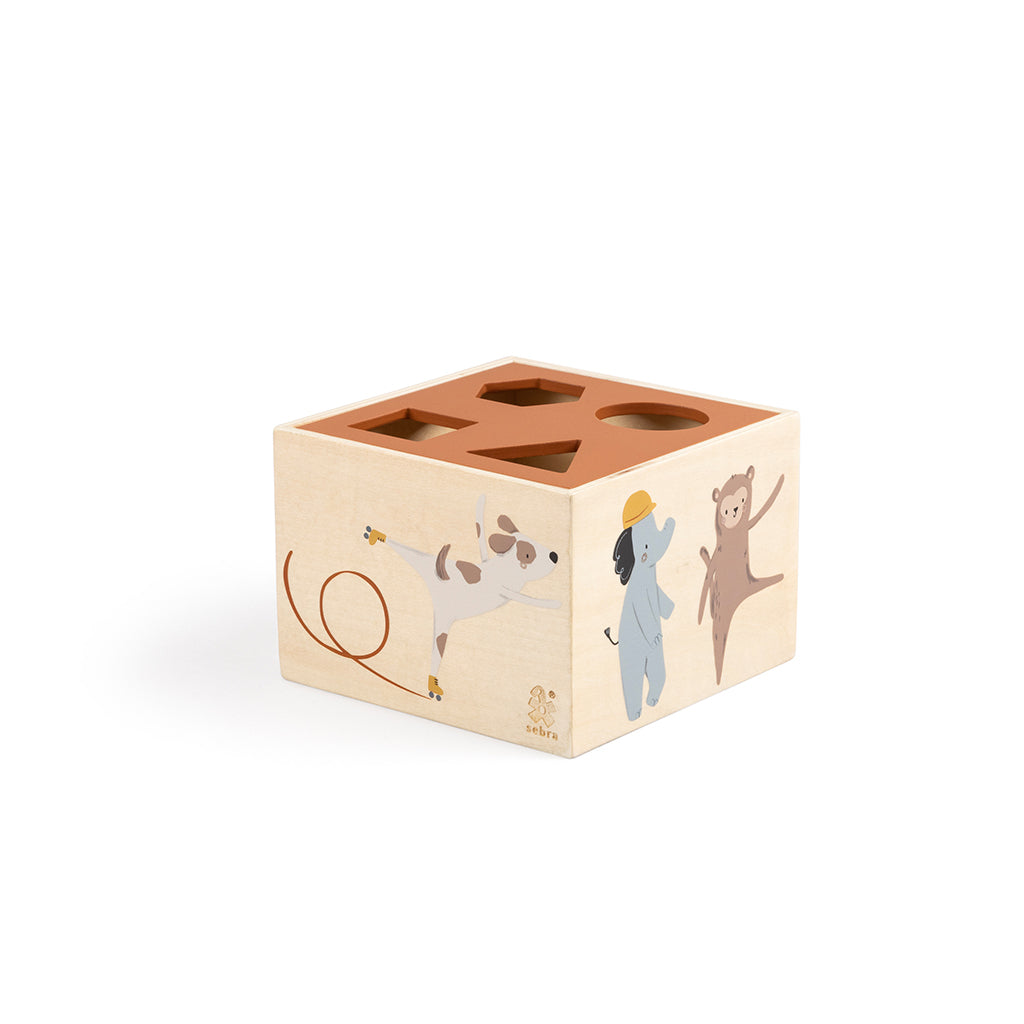 Sebra Wooden Sorting Box, Toes/Builders