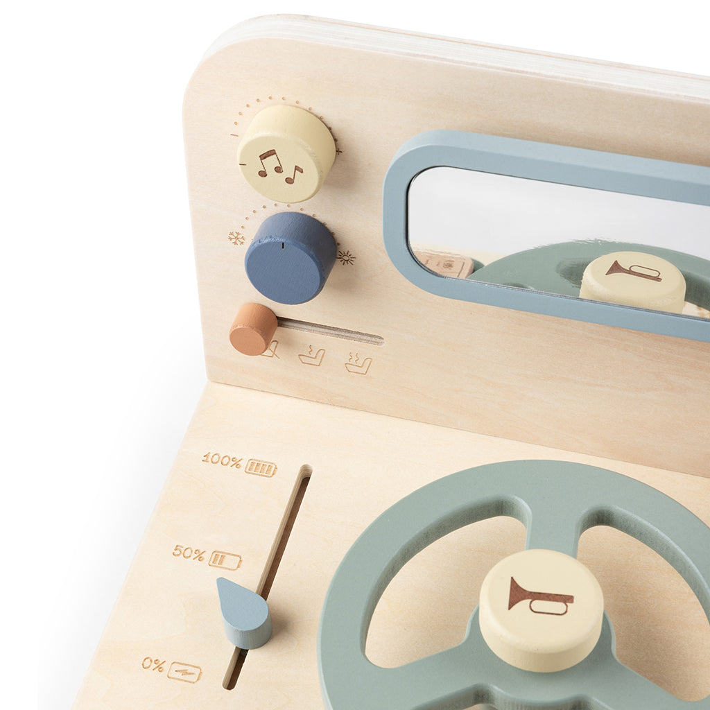 Sebra Wooden Activity Panel, Car