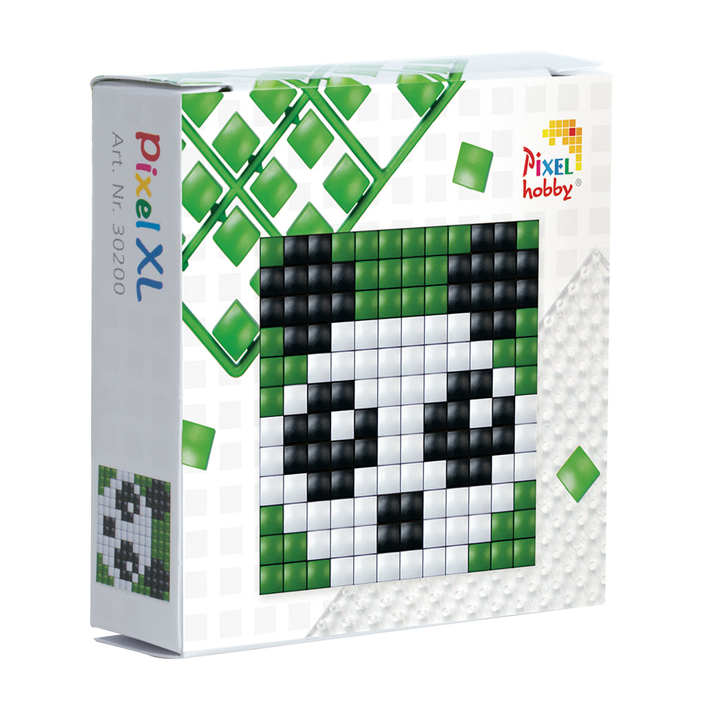 Pixel Mosaic, XL Perler Beads - Panda