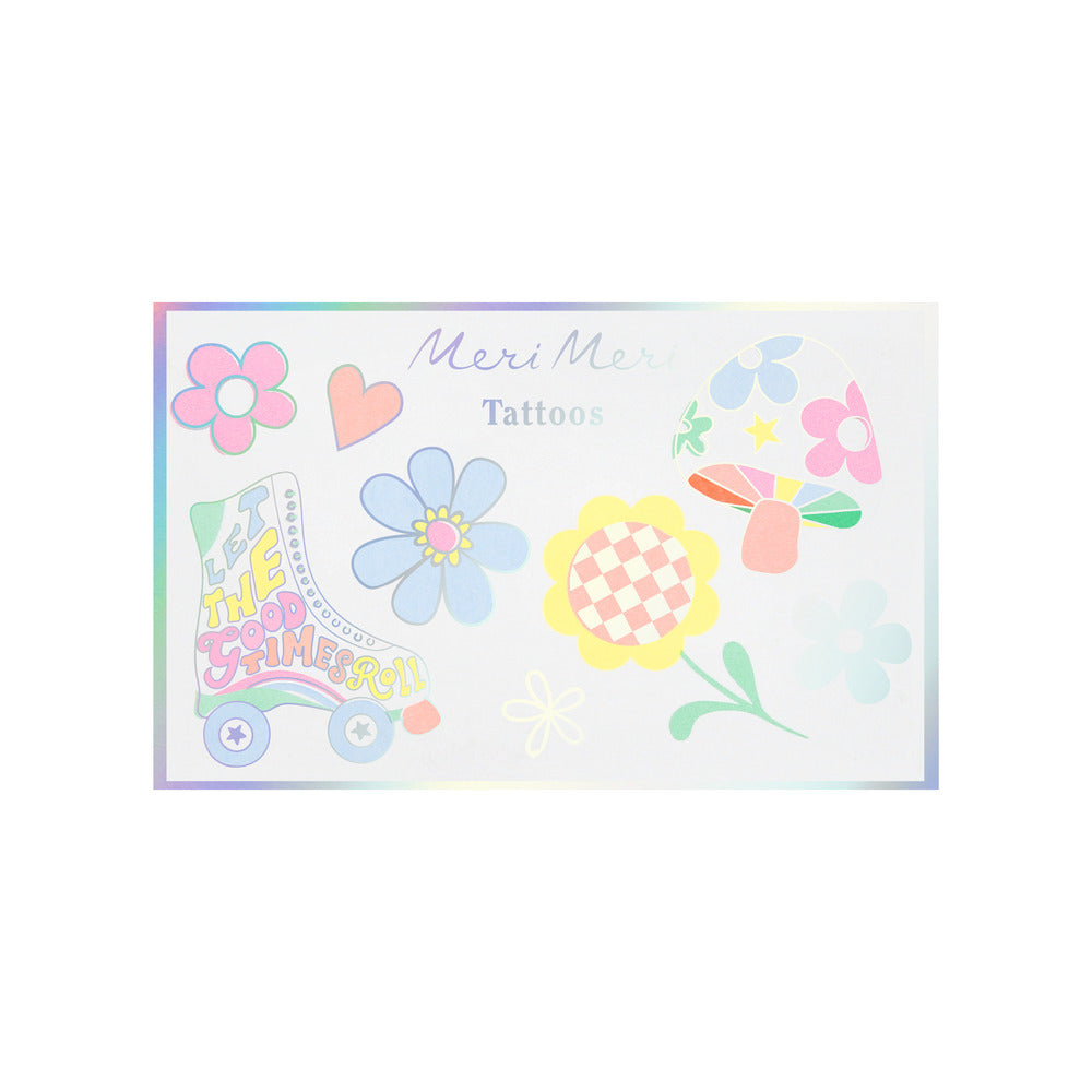 Meri Meri temporary tattoos, Groovy