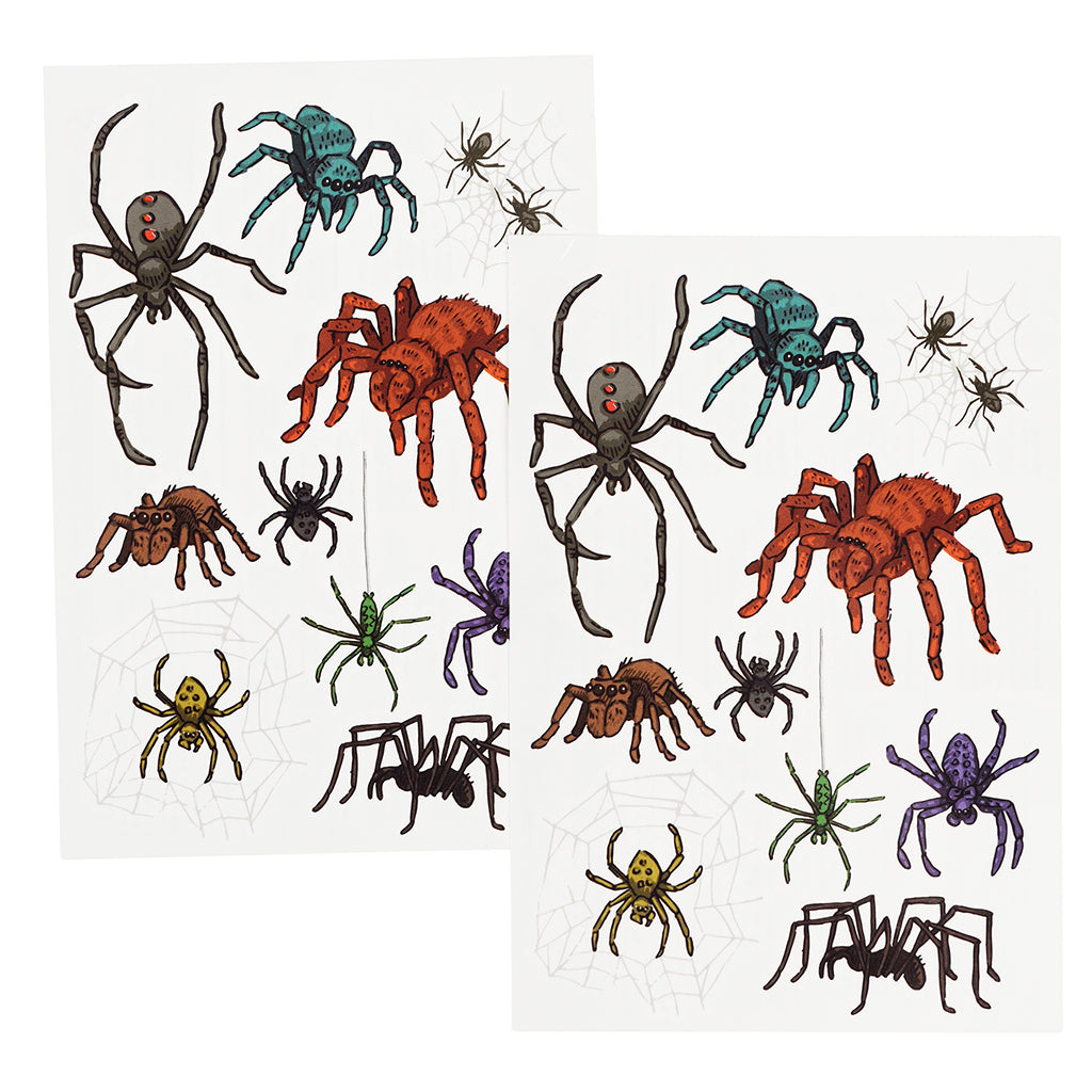Rex London Tattoos, 2 Sheets - Spiders