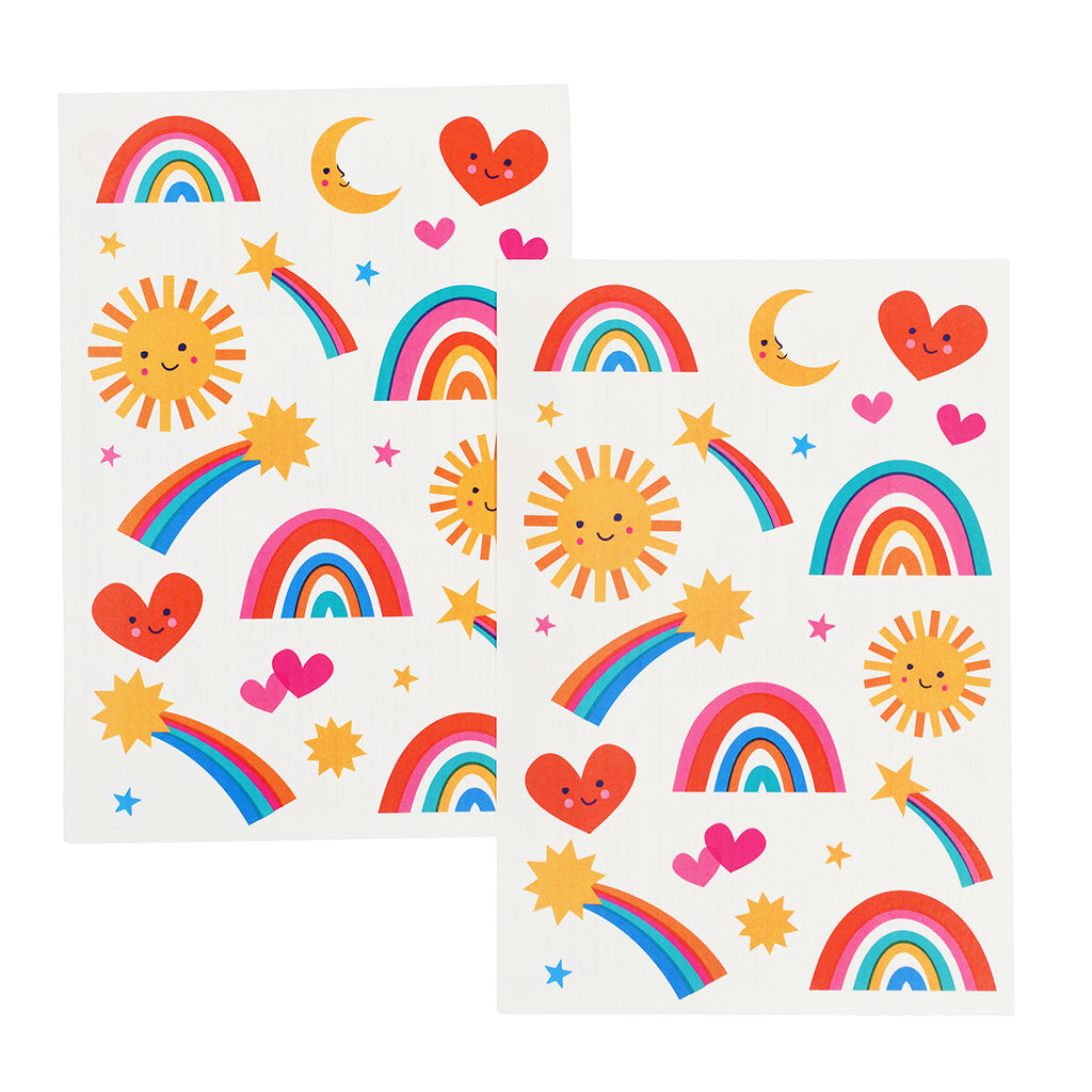Rex London Tattoo Sheets, 2 Pack - Cosmic Love