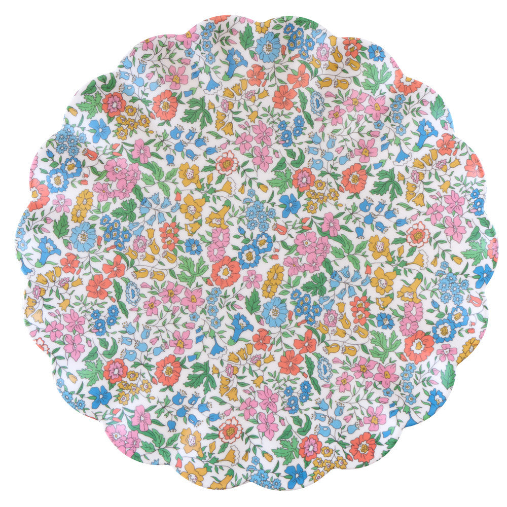 Meri Meri x Liberty Plates Size L, Garden Party – 6 pcs.