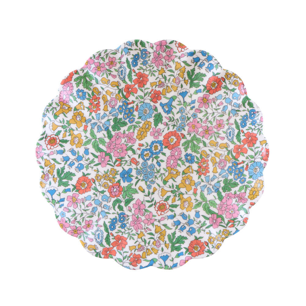 Meri Meri x Liberty Plates Size S, Garden Party - 6 pcs.