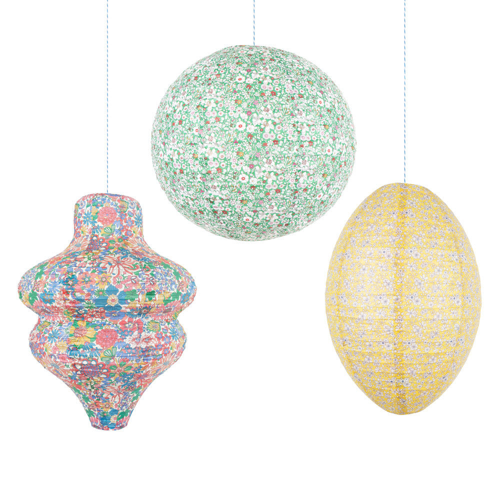 Meri Meri x Liberty Lanterns, Set of 3