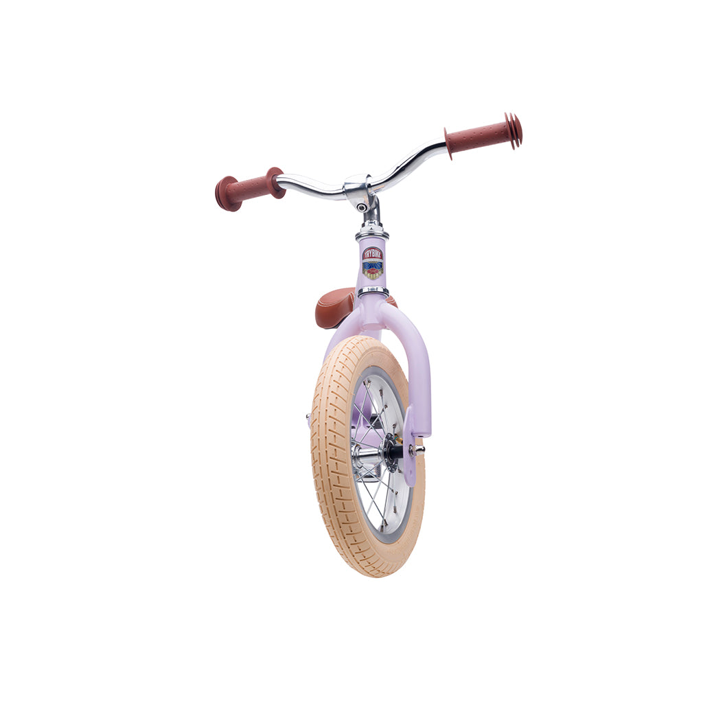 Trybike Balance Bike, Vintage Purple with Retro Look