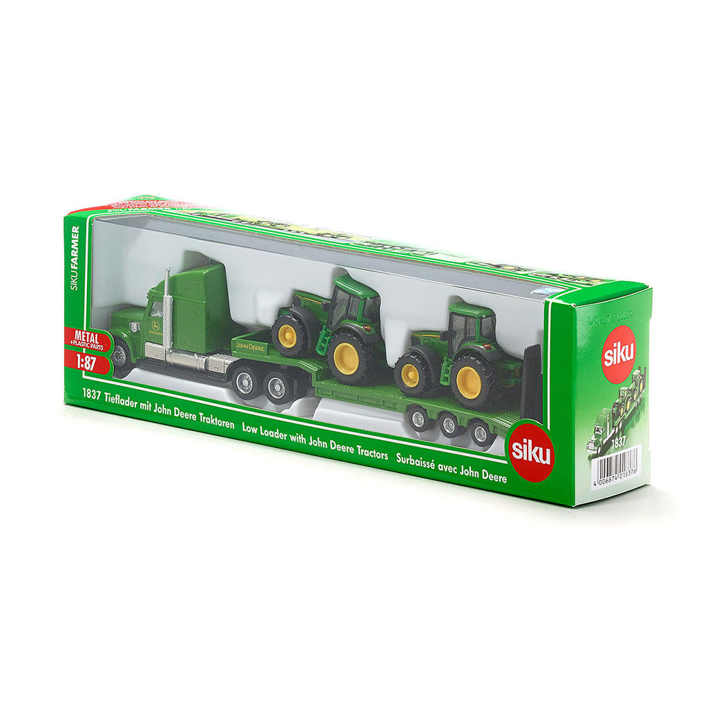 Siku Low Loader with John Deere Tractors 1:87