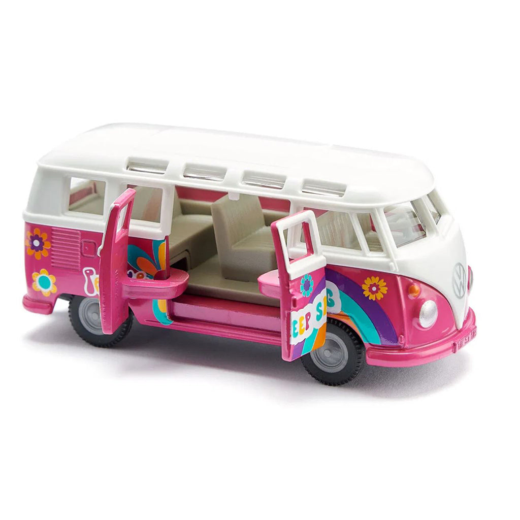 Siku Toy Car, VW T1 Samba - Size: 7.5 x 15.7 cm