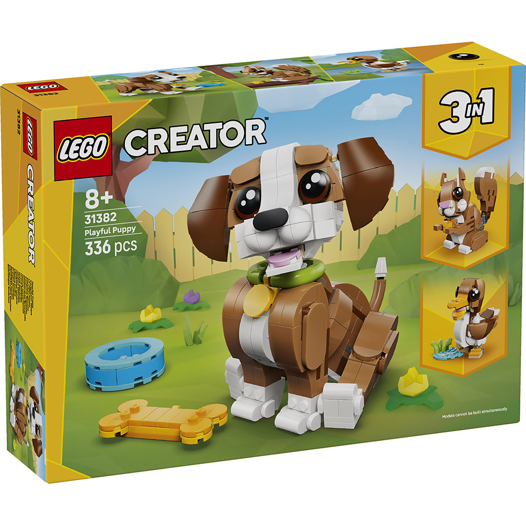 LEGO® Creator 3-in-1, Adorable Animals: Playful Puppy