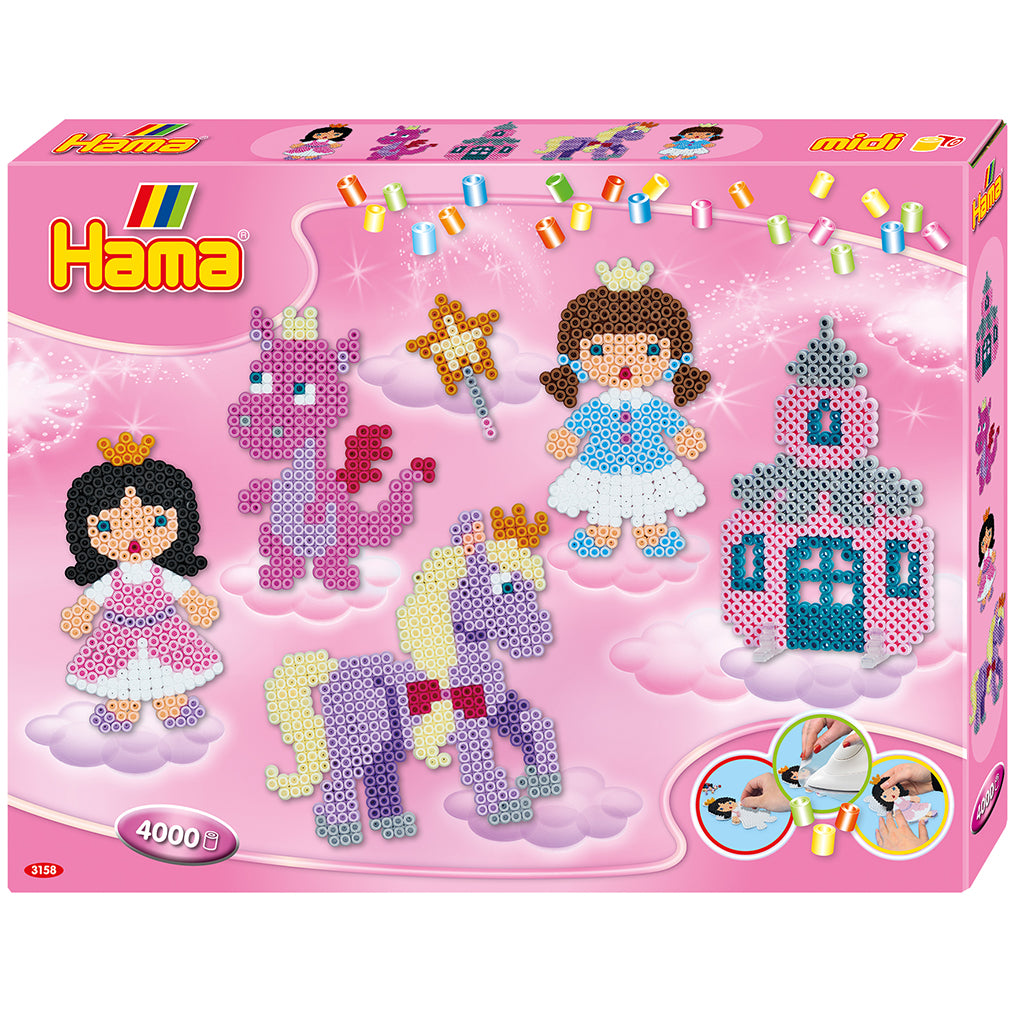 Hama Gift Box Madi, Fantasy Fun + 4000 Pieces