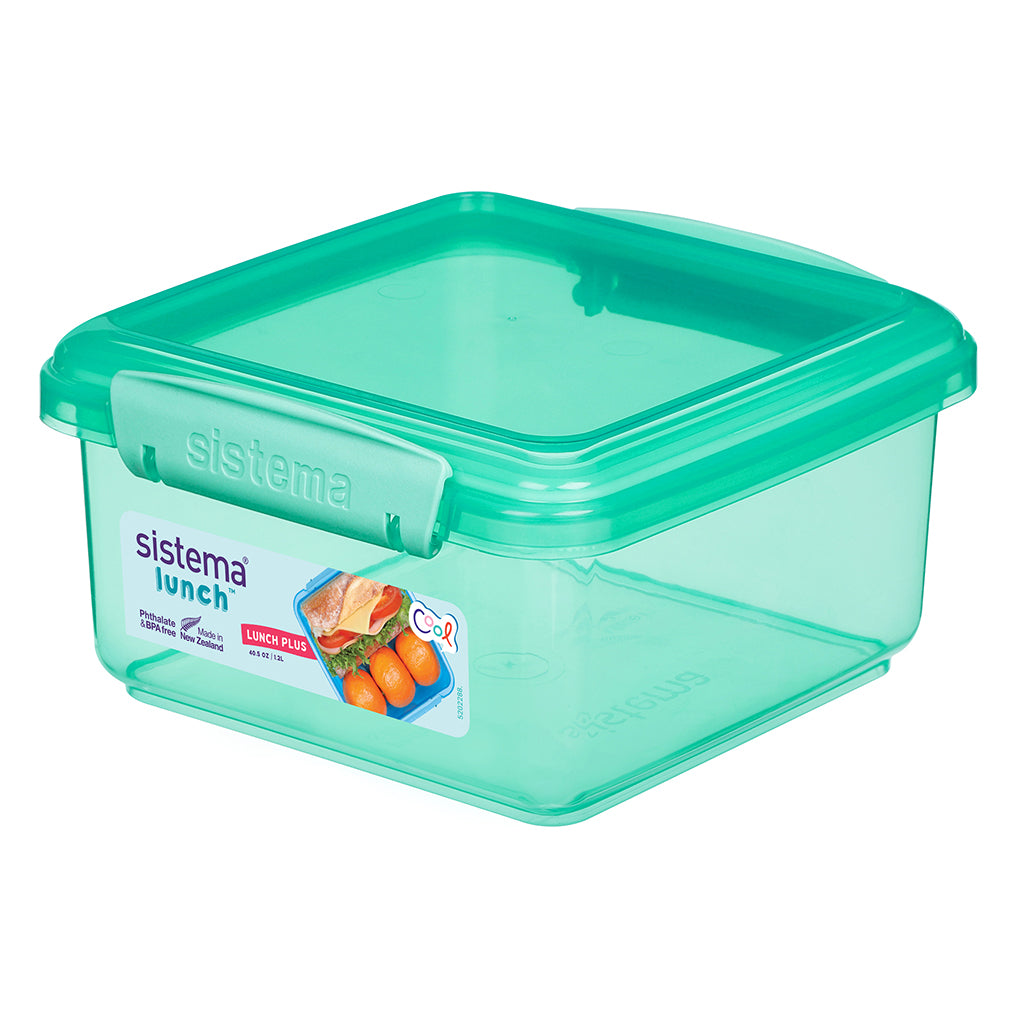 Sistema Lunch Plus Lunchbox with 1 Compartment, 1.2L - Teal