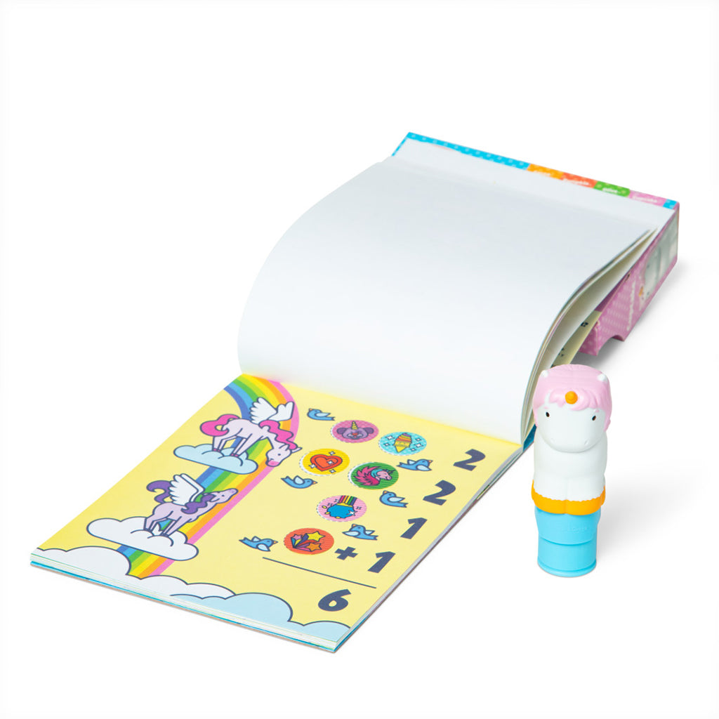 Melissa & Doug Wow! Activity Pad, Create-Your-Own Stickers - Unicorn