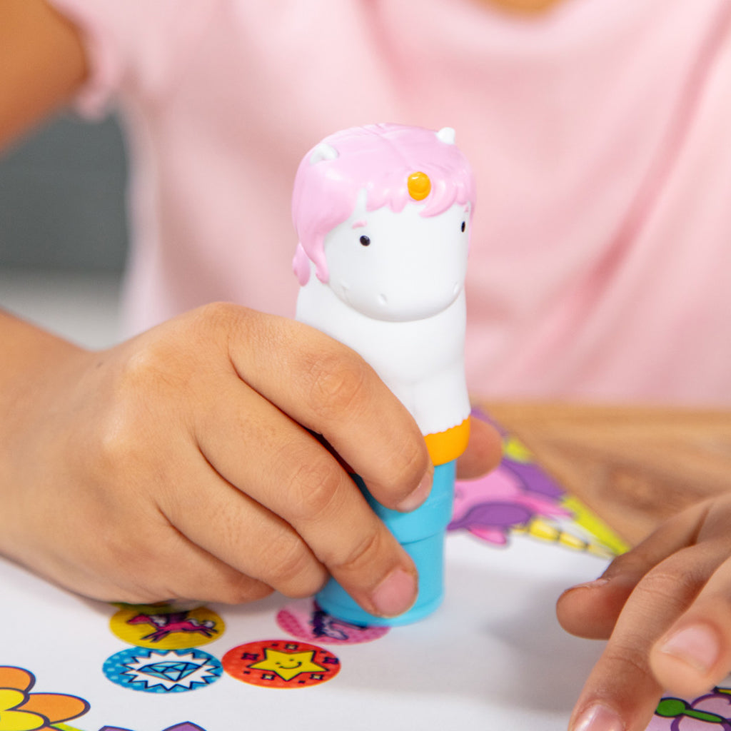 Melissa & Doug Wow! Activity Pad, Create-Your-Own Stickers - Unicorn