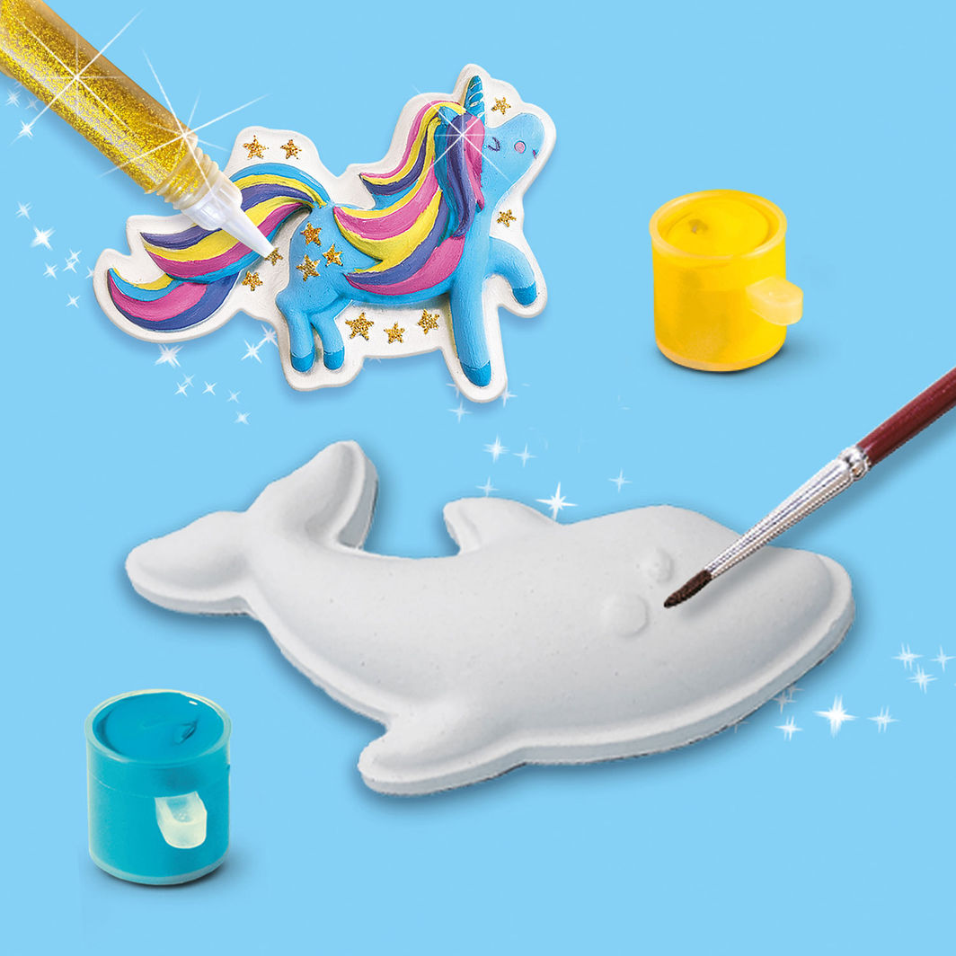 SES Creative Cast & Paint, Mega Set - Unicorn and Mermaid