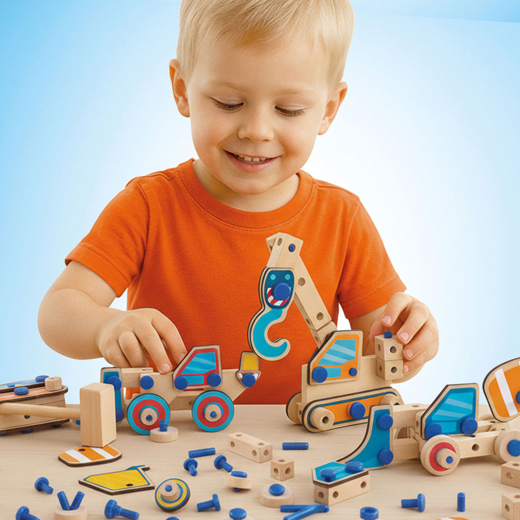 SES Creative Brix Junior, Building Toys – Work Vehicles