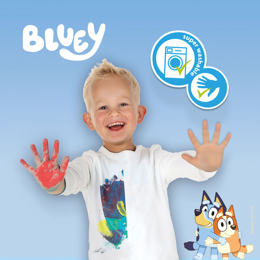 SES Creative Bluey, Finger Paint - Mega Set