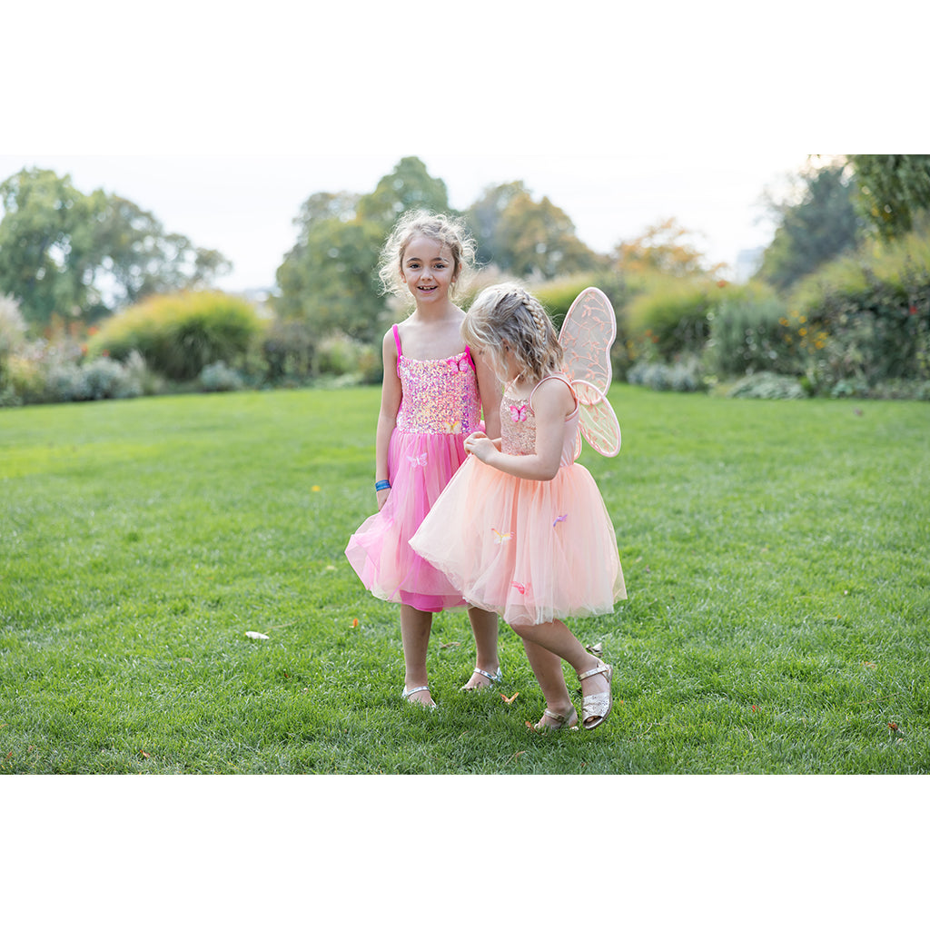 Great Pretenders Dress-Up Costume, Butterfly Wings, Peach