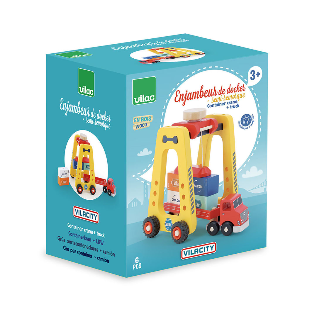 Vilac Container Crane and Truck