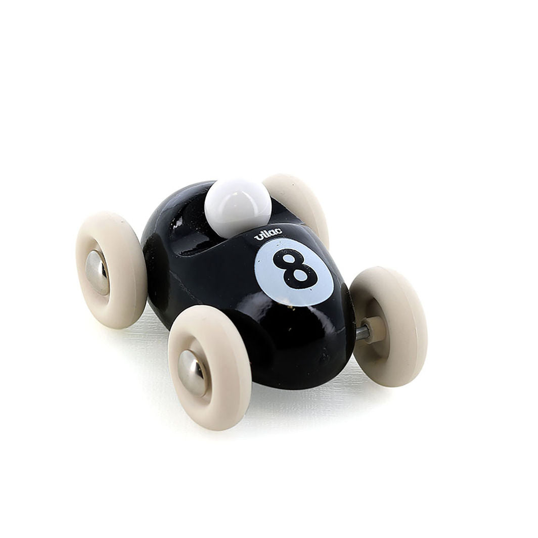 Vilac Vintage Mini Racer Car, No. 8 - Black