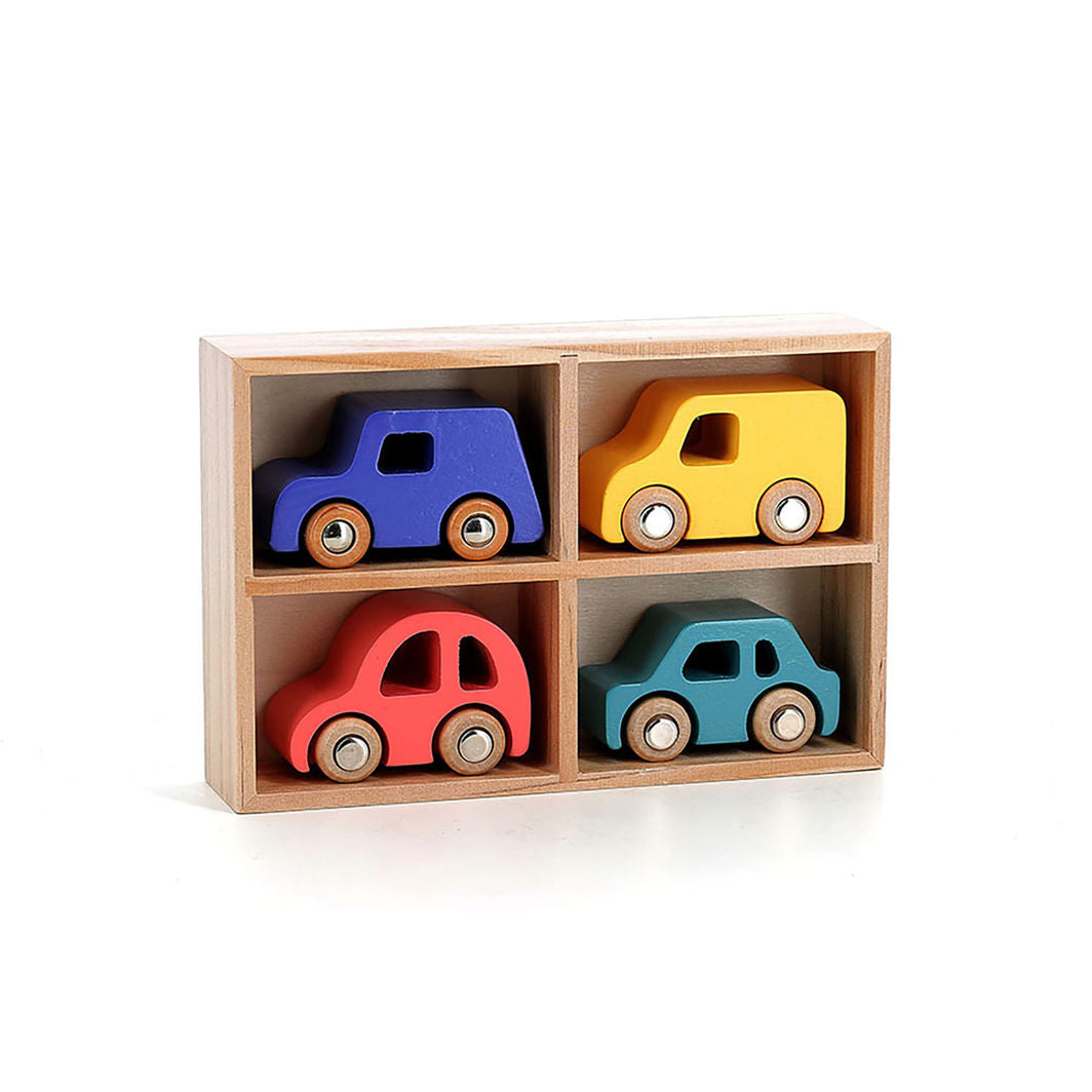 Vilac Wooden City Cars – Set of 4