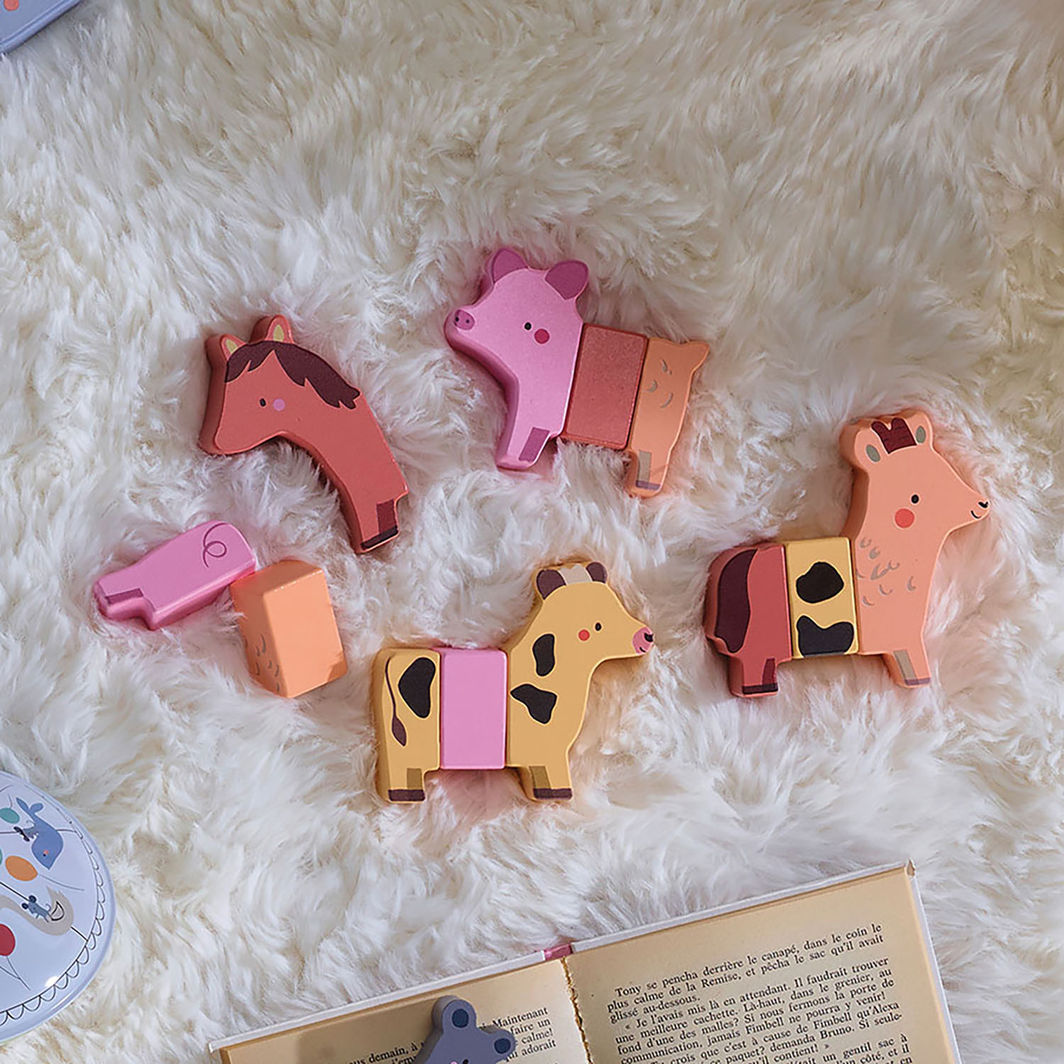 Vilac Magnetic Animals, 12 Pieces