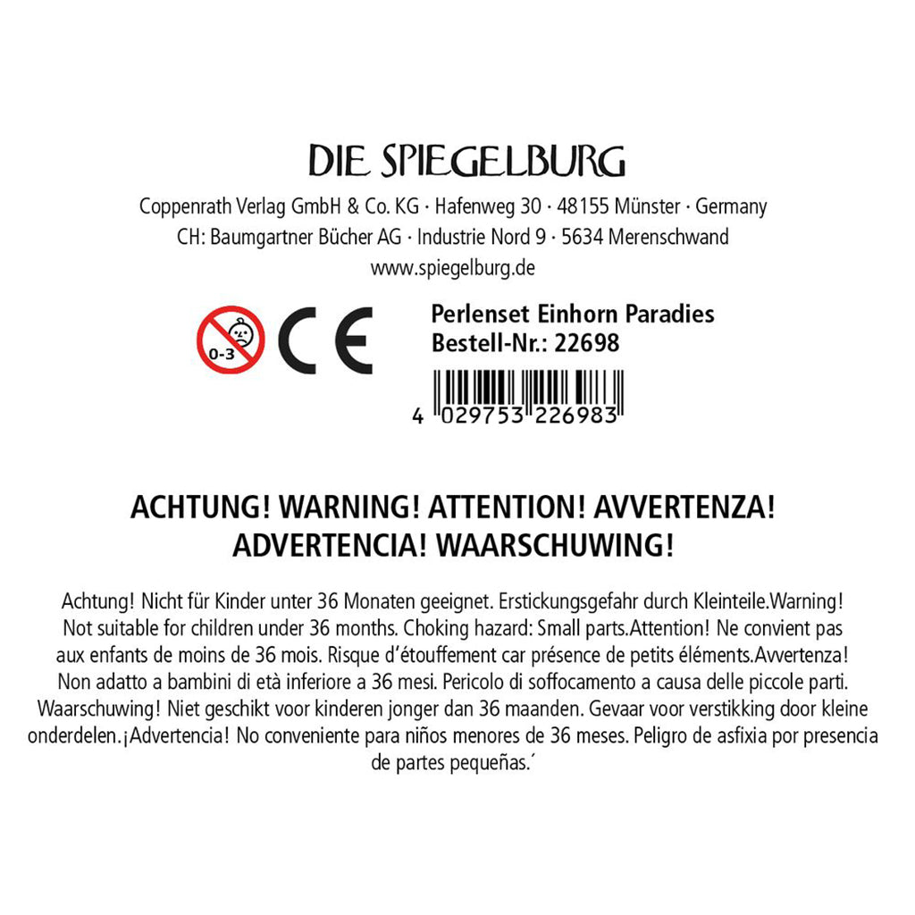 Unicorn Paradise Pearl Set - Enhjørning