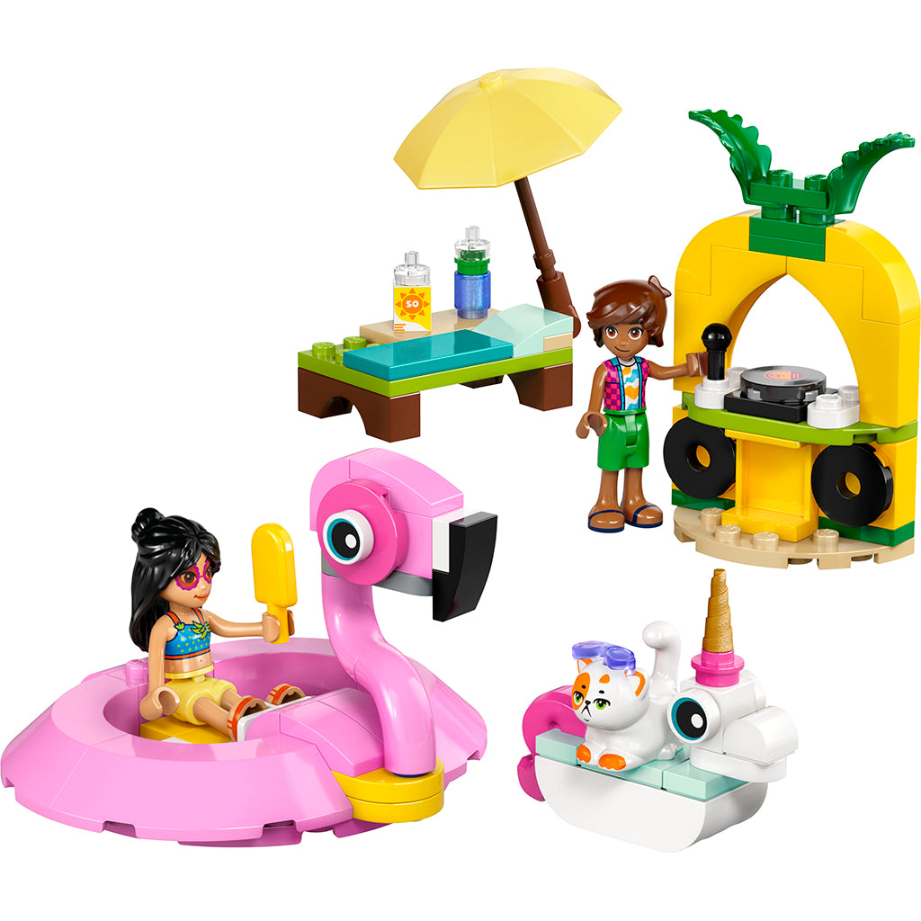 LEGO® Friends, Pool Party with Unicorn and Flamingo