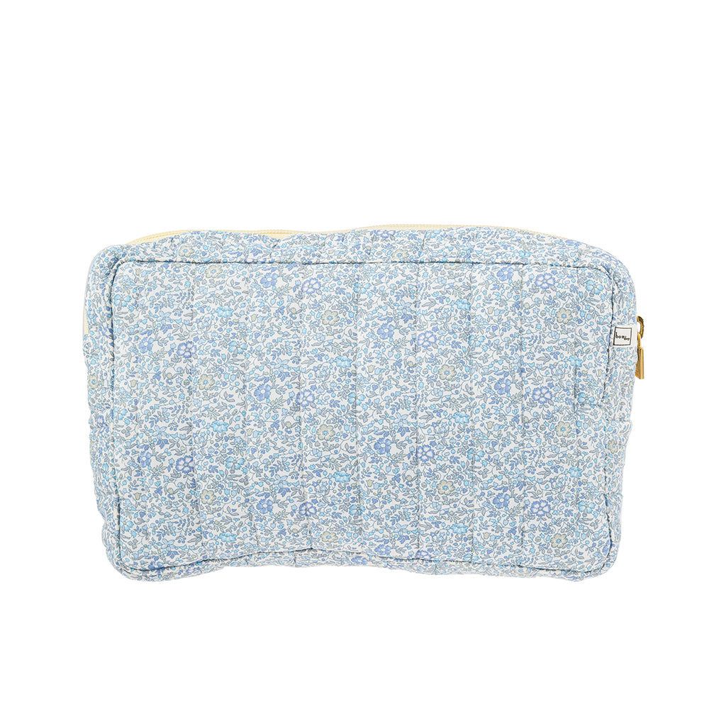 Bon Dep Pouch Small, Toiletry Bag with Liberty - Katie and Millie Light Blue