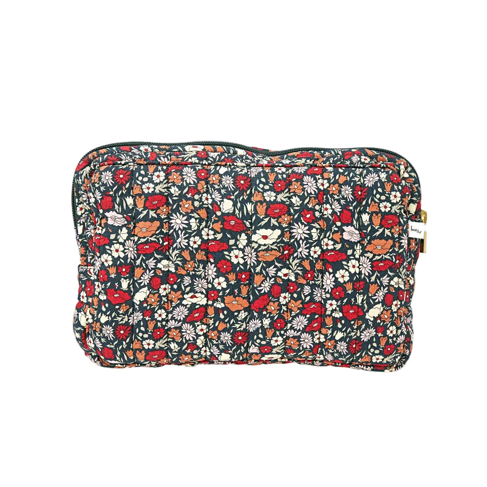 Bon Dep Pouch Small, Toiletry Bag with Liberty - Petal & Daisy