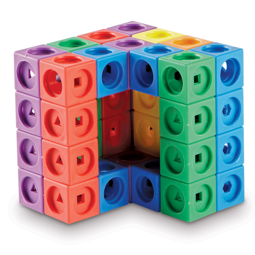 Learning Resources MathLink® Builders - Activity Set with Building Challenges