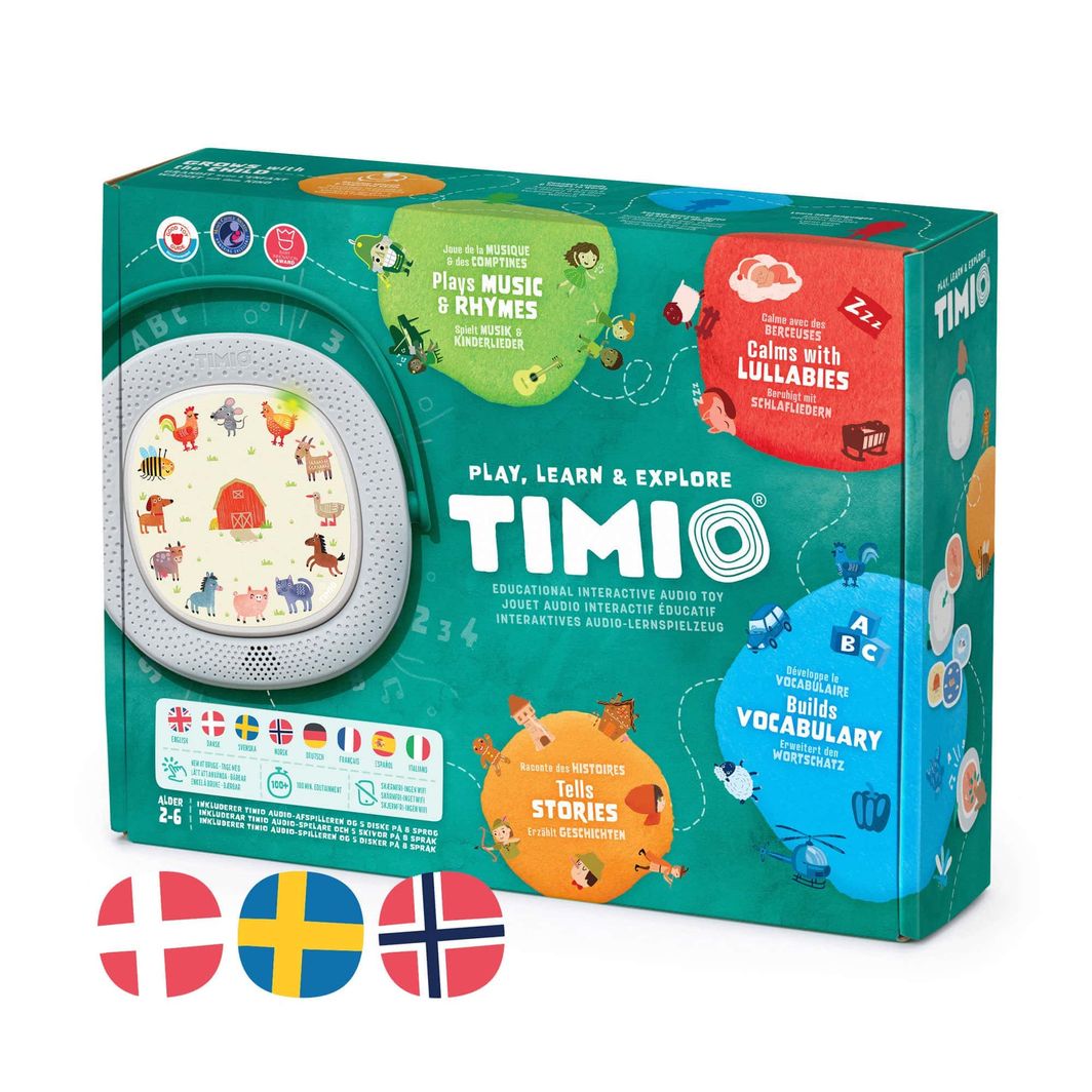 TIMIO Interactive Audio Learning Toy, Starter Pack – New Version