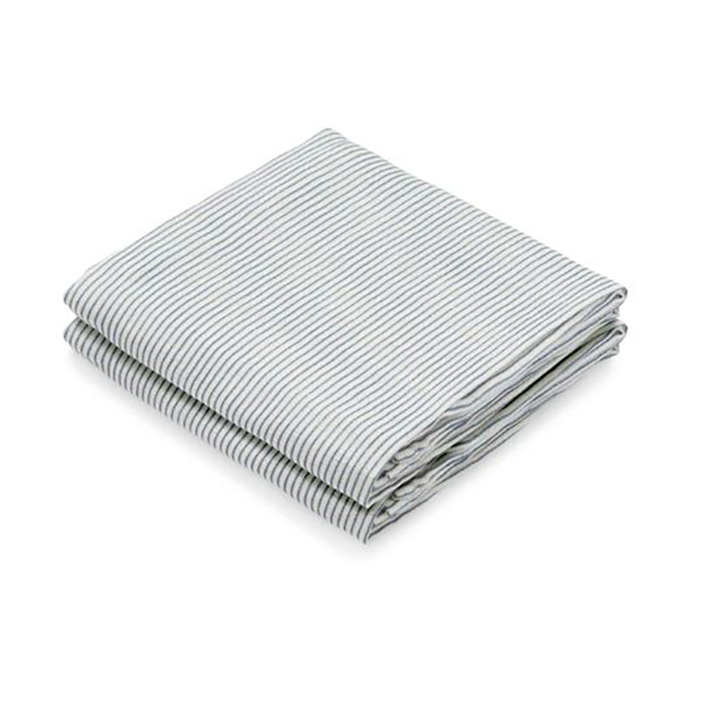 Cam Cam Muslin Cloth, Organic, 2-Pack - Classic Stripes