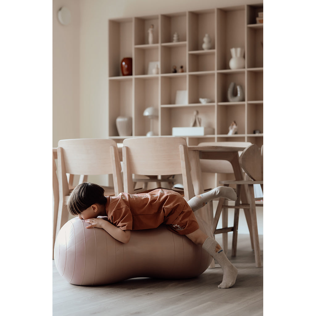 Find that Hippo Peanut-Shaped Balance Ball, Dark Grey