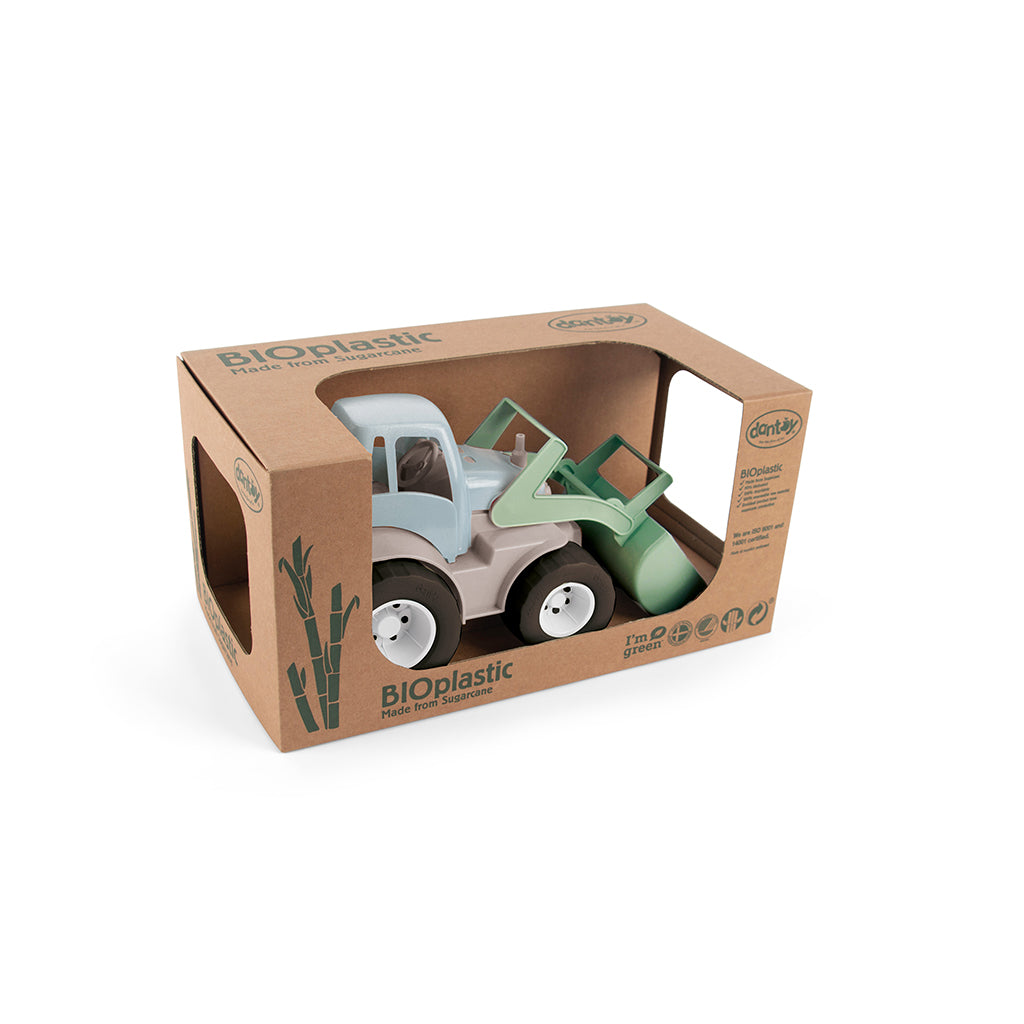 Dantoy Bioplast Bio Tractor in Gift Box, Swan-Labeled